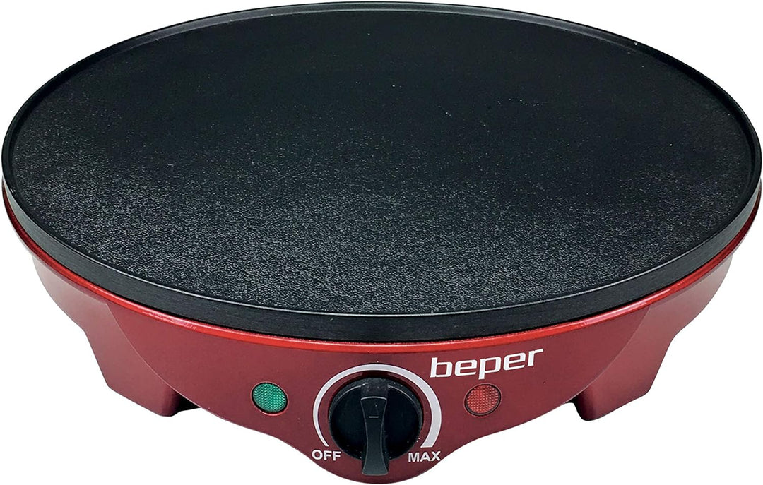 BEPER BT.700Y Crepes Maker für Crêpes, Pfannkuchen und Piadinas - Elektrischer Crepes Maker +, Elekt
