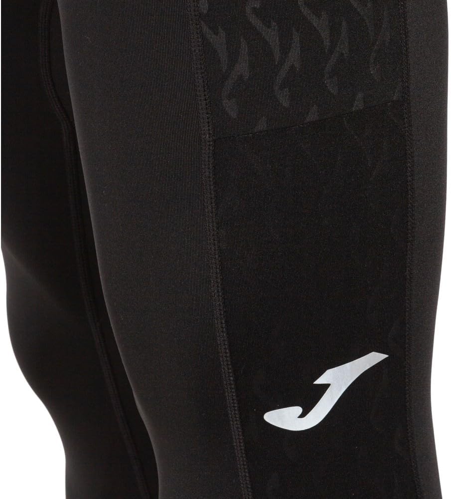Joma Herren Leggings Lange Leggings Elite Ix, 4XS Schwarz
