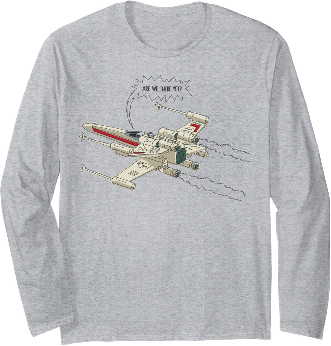 Star Wars X-Wing Are We There Yet Langarmshirt