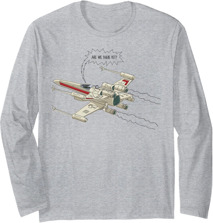 Star Wars X-Wing Are We There Yet Langarmshirt