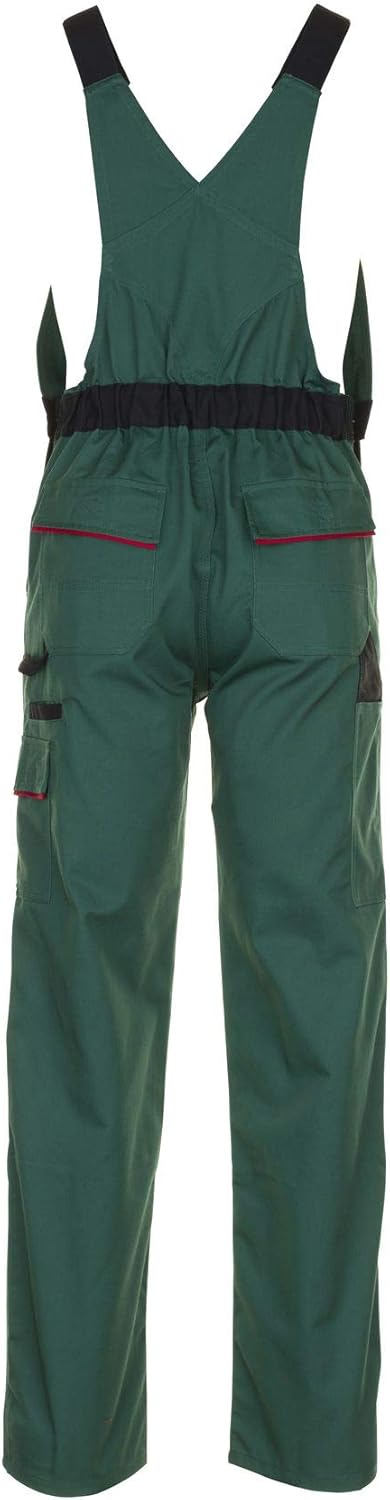 Planam Highline Herren Latzhose grün schwarz rot Modell 2335 Grösse Einheitsgrösse Grün/Schwarz/Rot,