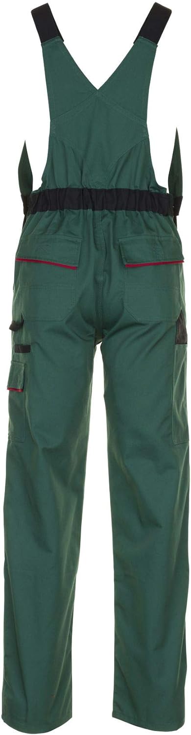 Planam Highline Herren Latzhose grün schwarz rot Modell 2335 Grösse 24 grün/schwarz/rot 24, grün/sch