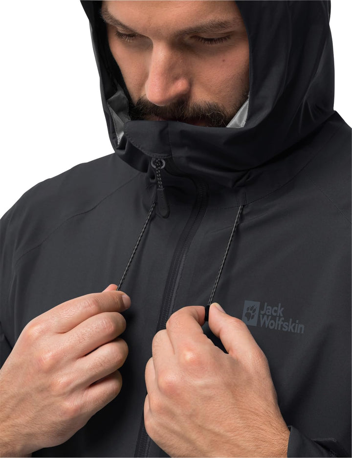 Jack Wolfskin Herren Highest Peak Jacket M Outdoorjacke XL Phantom, XL Phantom