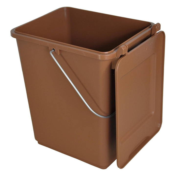 Sulo 2 x Bio Boy Müllbehälter für Küche und Garten 10 Liter im Set braun BIOABFALL