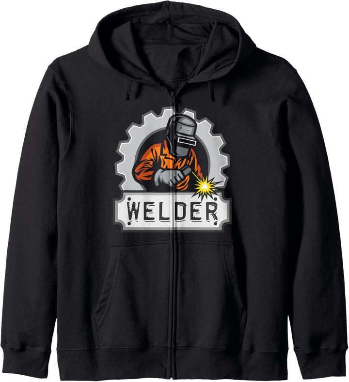 Schweissfachingenieur Schweissen Arbeiter Schweisser Handwerk Kapuzenjacke