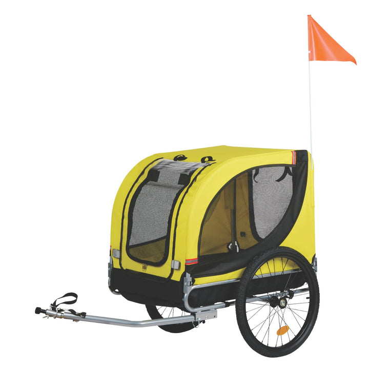 Dunlop Hundewagen - Hundebuggy max. 40KG - Hundeanhänger Zusammenklappbar - Hunde Fahrradanhänger mi