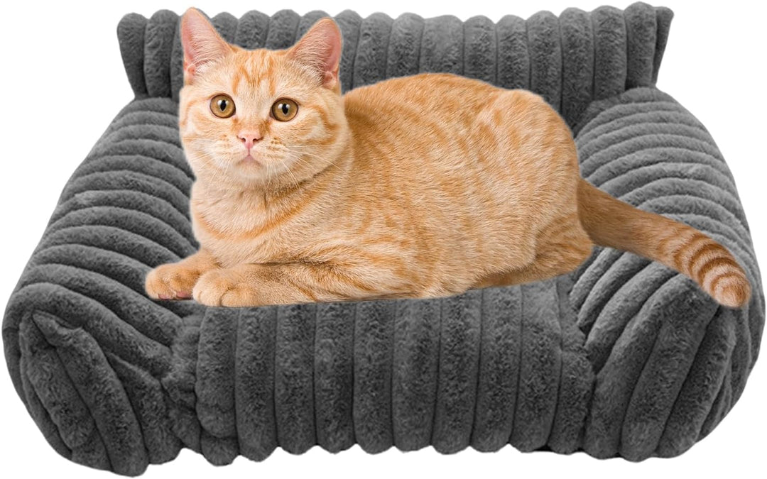 Katzensofa Bett Haustier Couch 50x40x20cm Orthopädische Hund Flauschig Und Waschbar Katzencouch Mit