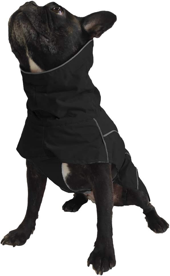 Croci Hiking Hundemantel, wasserdicht, für Hunde, Makalu, thermoregulierendes Futter, Schwarz, Gröss