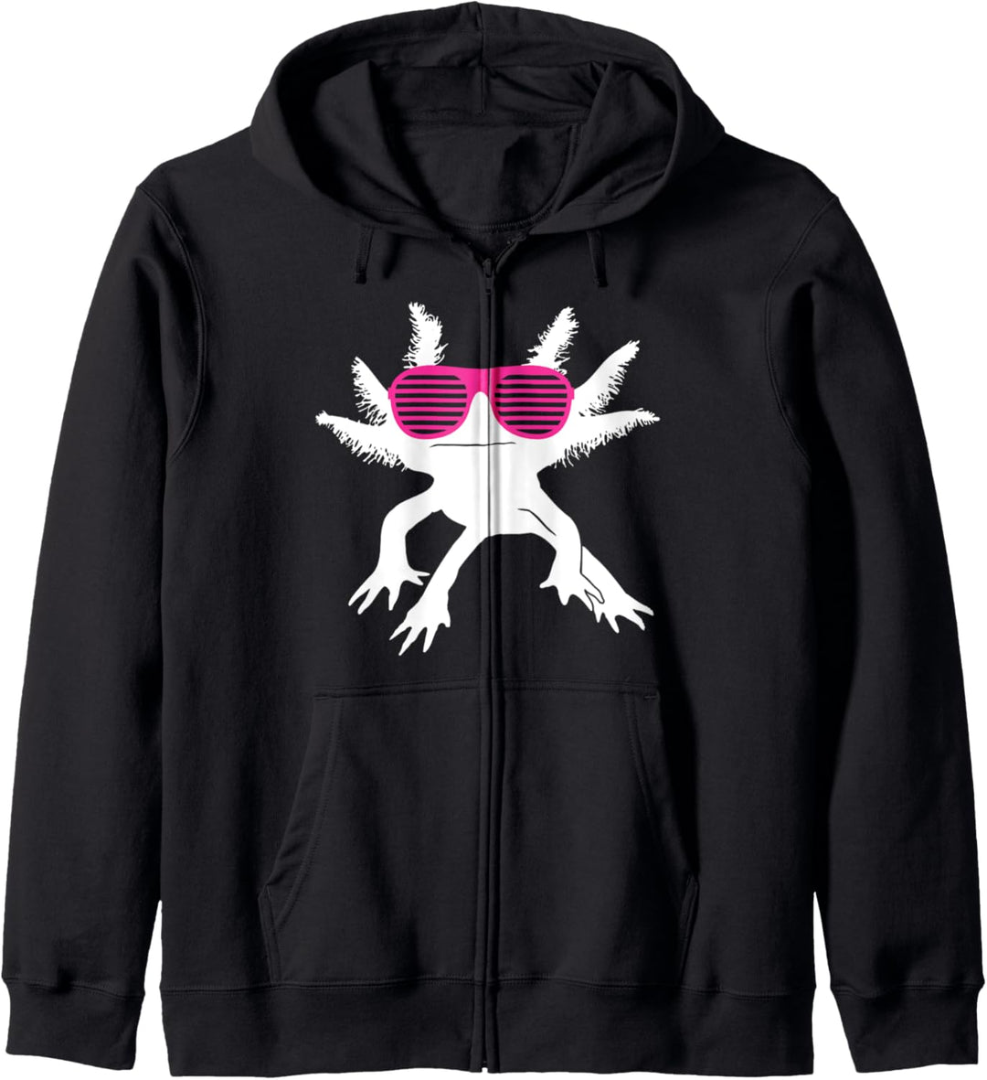 Axolotl Eat Sleep Funny Retro mexikanischen Salamander Kapuzenjacke