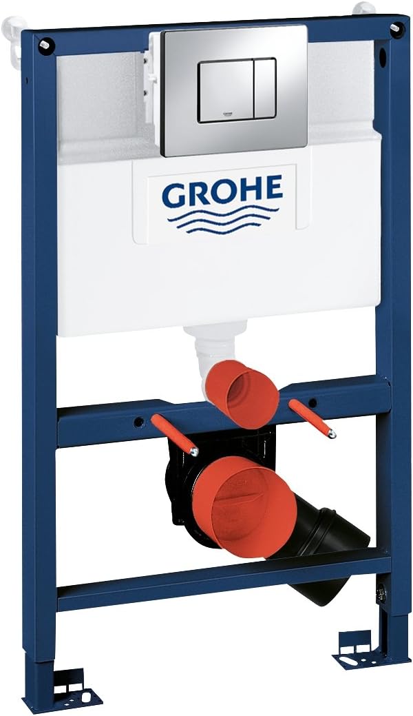 Grohe Rapid SL 3 in 1-Set für WC, mit Spülkasten, 0,82 m, 38773000 Einzelbett, Einzelbett