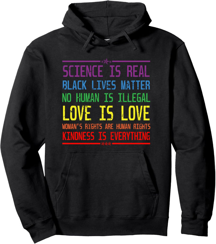 Schwul Homo Outfit LGBT Gay Homosexualität Science is Real Pullover Hoodie