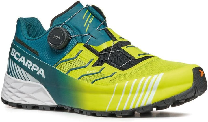 Scarpa Herren Ribelle Run Kalibra HT Schuhe Trailrunningschuhe 40 EU Lime Green Deep Lagoon, 40 EU L