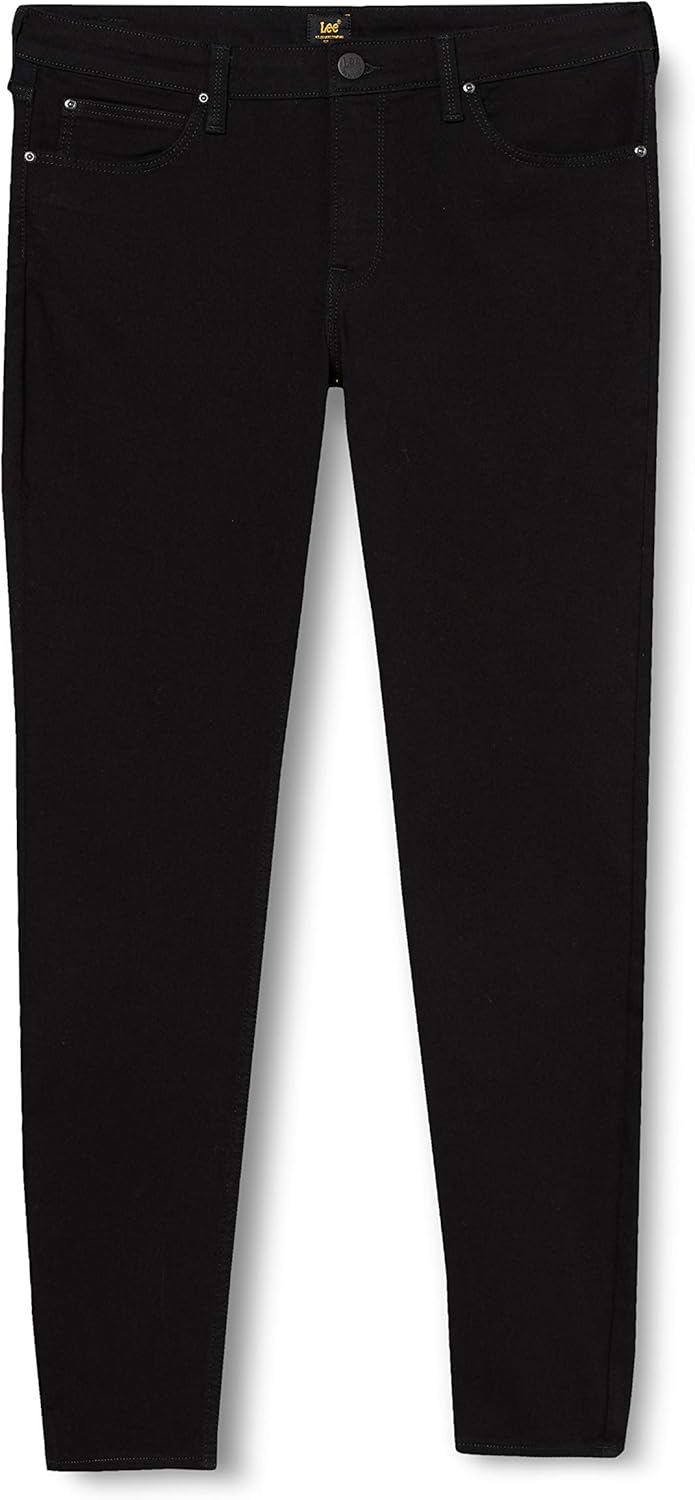 Lee Damen Scarlett Skinny Jeans 25W / 31L Black Rinse, 25W / 31L Black Rinse