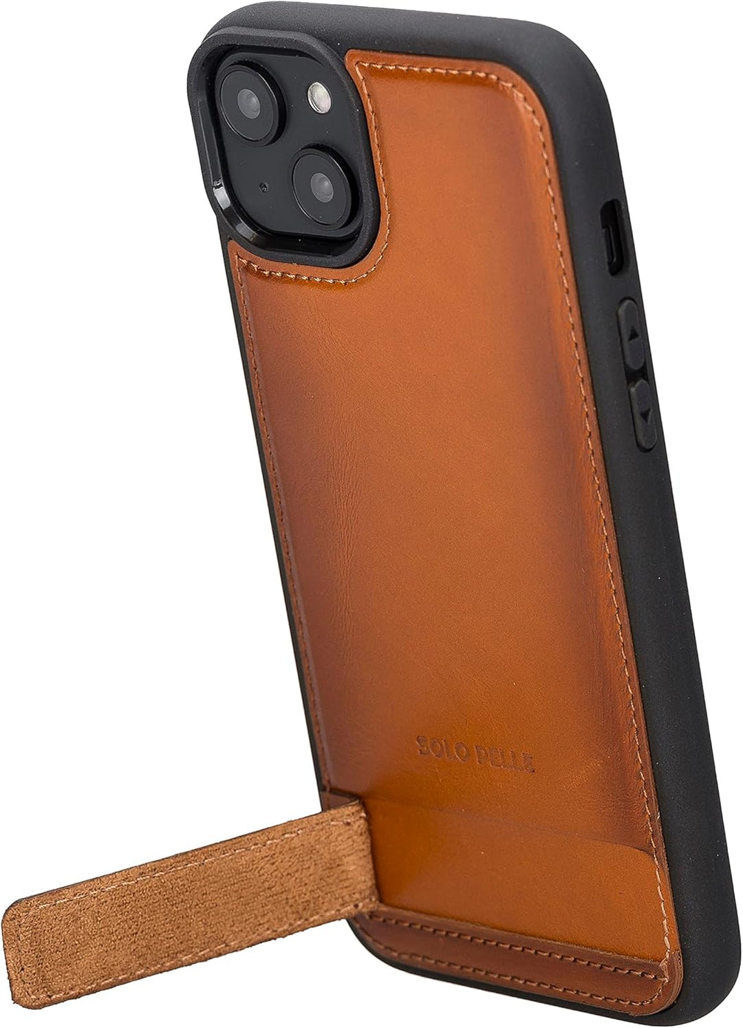 Solo Pelle Lederhülle für das iPhone 14 Plus in 6.7 Zoll Case Leder Hülle Ledertasche Backcover aus