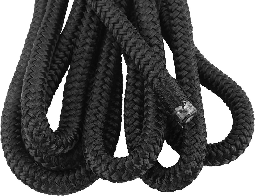 FreeTec 2tlg Boot Fenderleine Nylon Dockline Festmacherleine Fenderseil Bootsseil mit Auge 12mm Durc