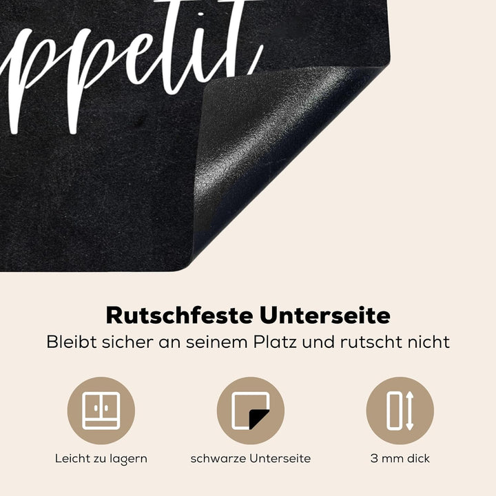 Herdabdeckplatte Einteilig Induktionsmatte Küche Abdeckung Ceranfeld Herd Abdeckplatte Deko Vinyl Ma