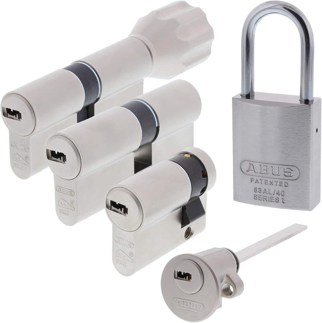 ABUS EC550NP Profilzylinder EC550 NP, Lg 40/60mmm.3 Schlüssel, mit N+G, Wendeschlüssel, 40/60, 40/60
