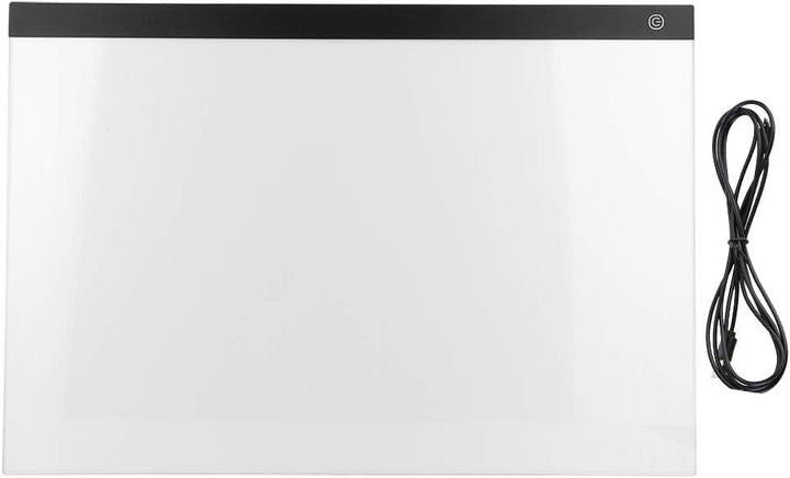 A2 Leuchttisch Light Pad Leuchtkasten, Dimmbare Ultradünne Leuchtplatte und LED Zeichnung Pad Lightp