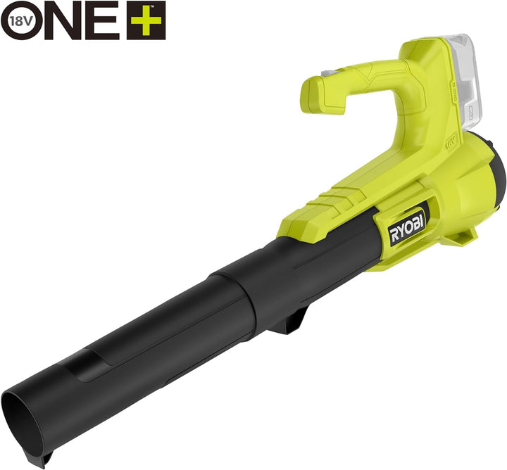 RYOBI 18 V ONE+ Akku-Laubgebläse RY18BLA-0 (145 km/h Luftgeschwindigkeit, Luftvolumen 7,1 m³/min; oh