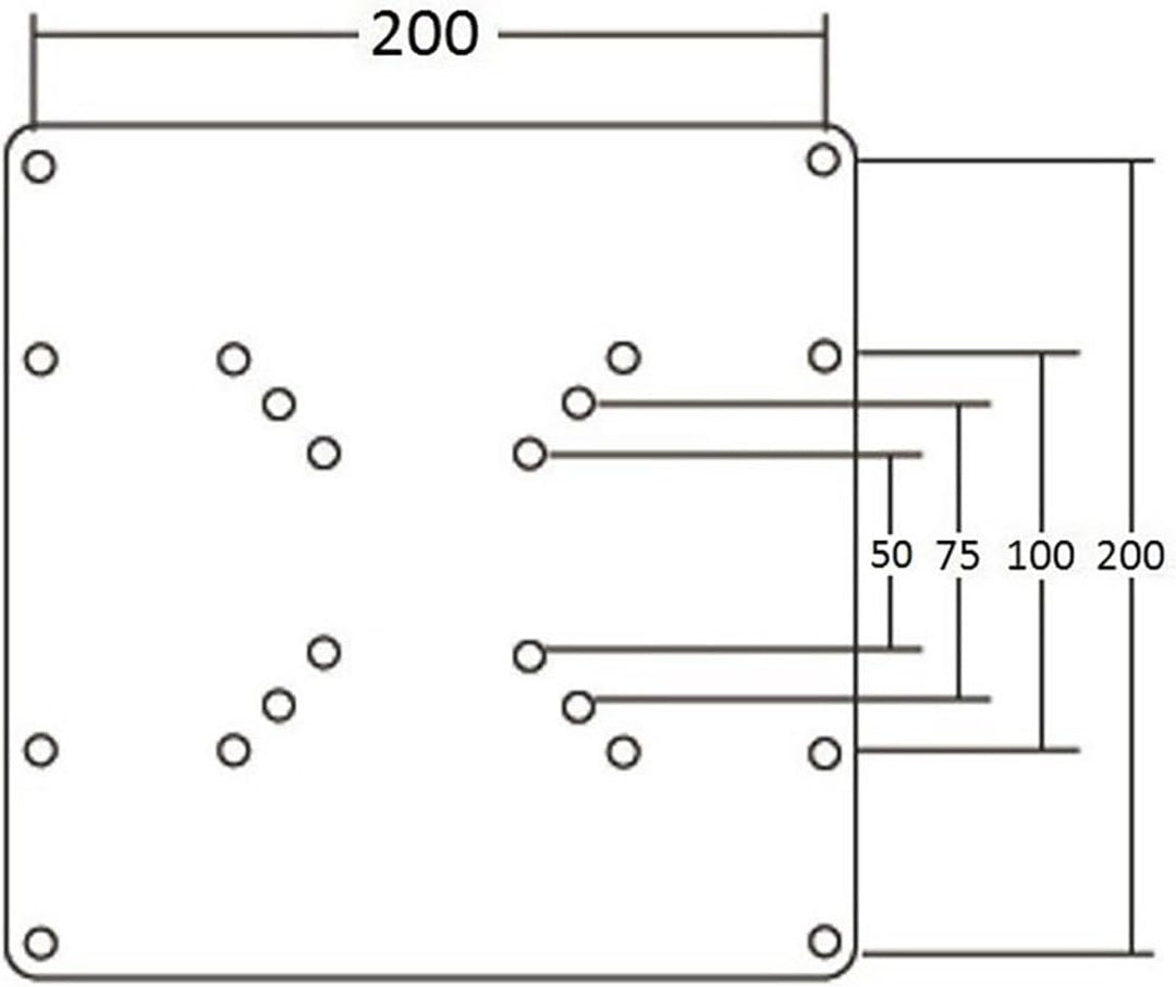 NEG Profi Universal TV-Wandhalterung Extender 2540 (weiss) Schwenk-, neig-, ausziehbar und drehbar (