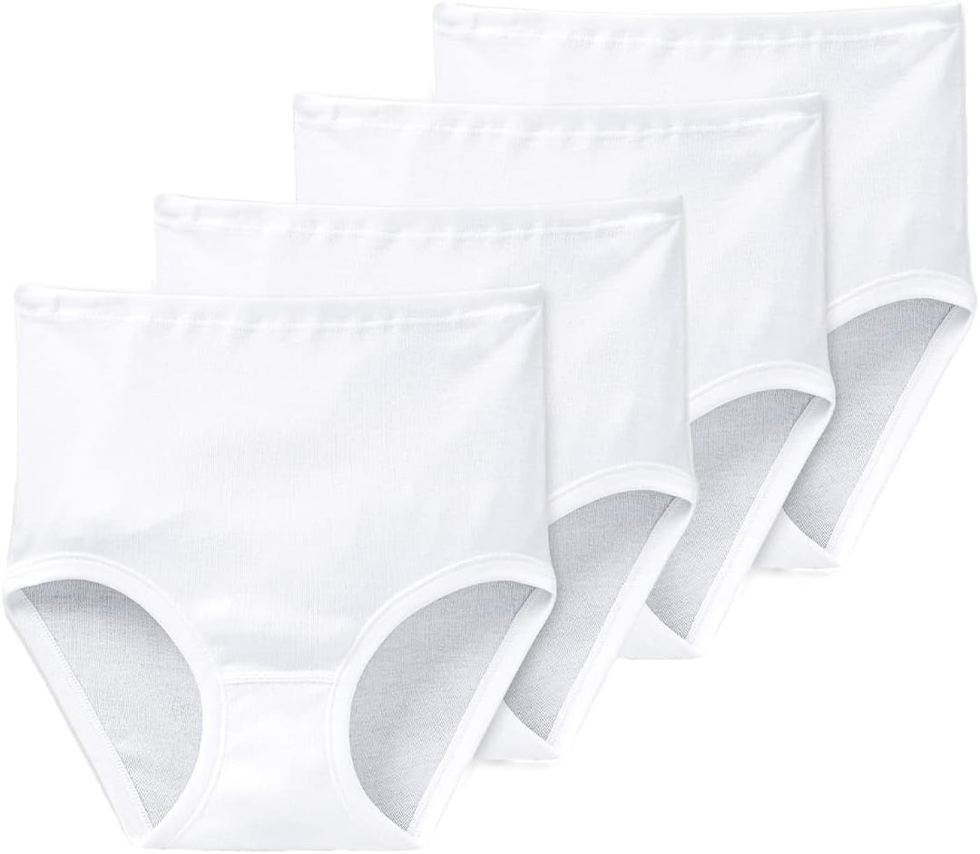 Schiesser Damen 2 PACK Taillenslip - Original, 4 X Weiss