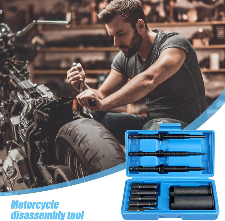9-23 Mm Motorcycle Inner Bearing Puller with Portable Blow-Moulded Case Inner Bearing Puller Wheel B