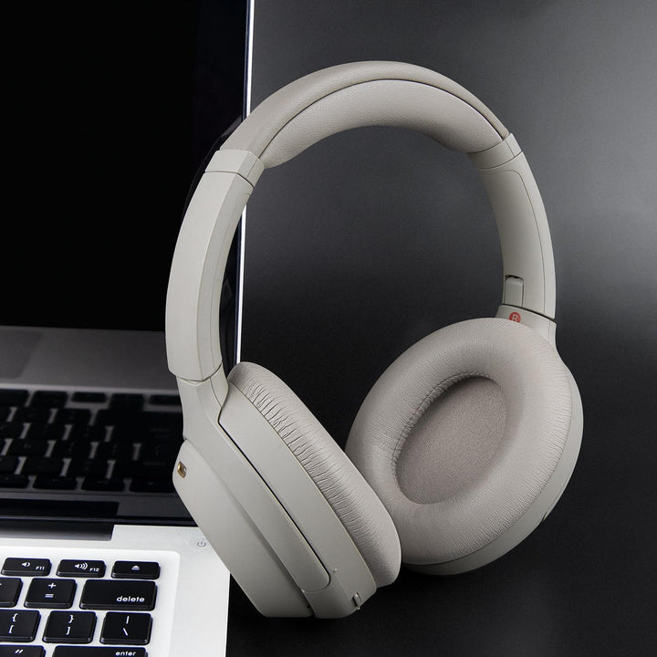 SOULWIT Ohrpolster Polster + Kopfband Stirnband Headband, Ersatz kit für Sony WH-1000XM4 (WH1000XM4)
