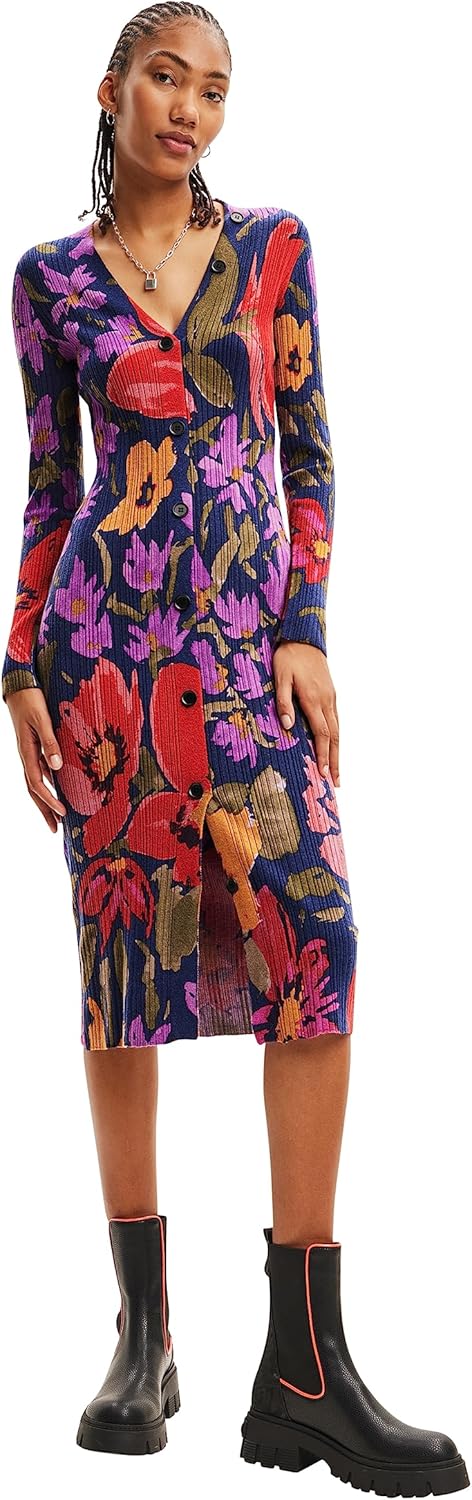 Desigual Damen Vest_Delaware Dress XS Material Finishes, XS Material Finishes