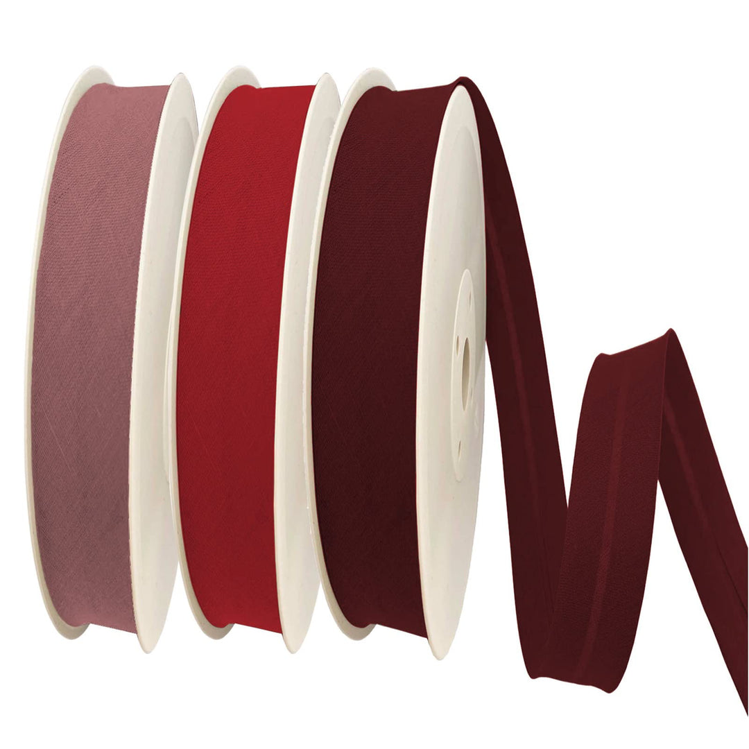 TEXTEX = 30 mm Breites Schrägband. 50% Baumwolle und 50% Polyester. Packung mit 3 Stück à 10 m - (Bi