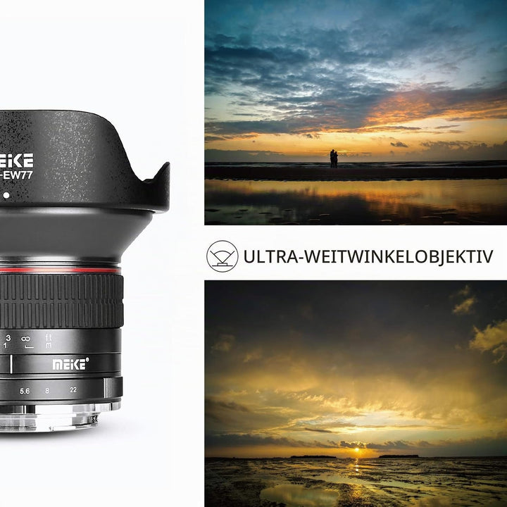 Meike Optics MK 12mm f2.8 Ultra-Weitwinkel Objektiv für MFT, für MFT