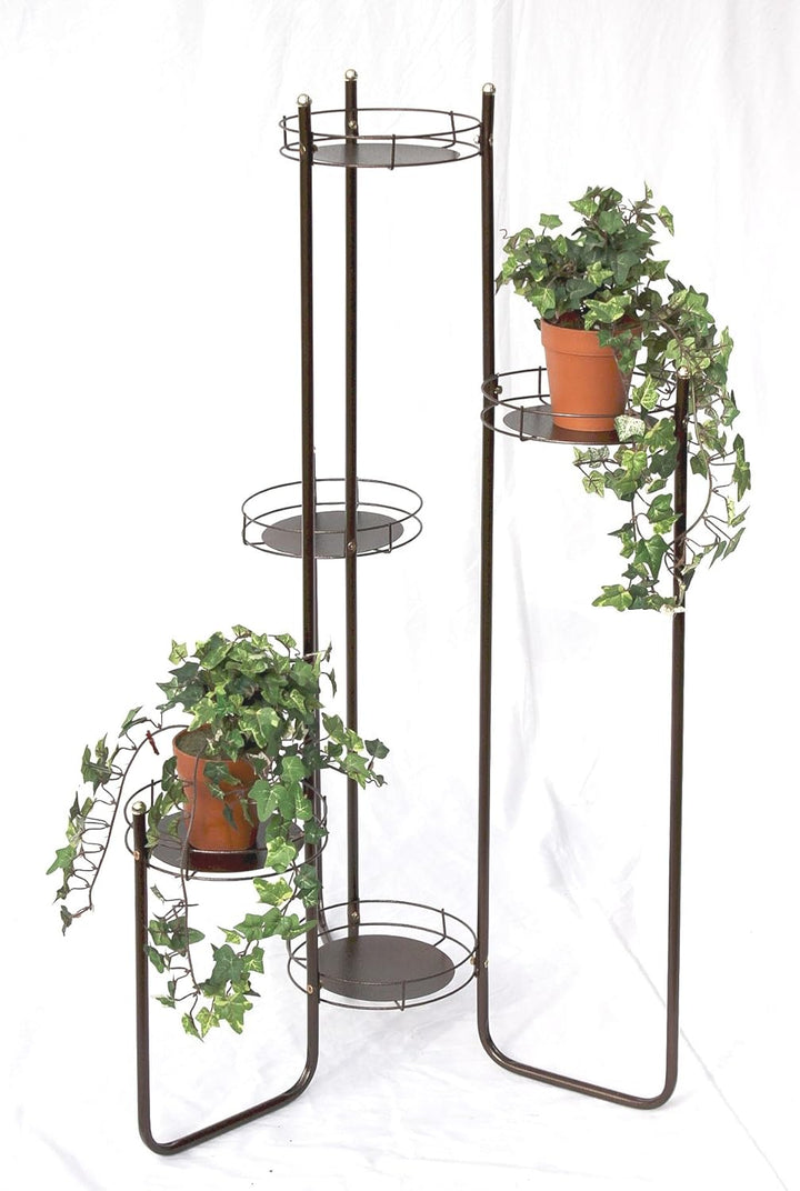 DanDiBo Blumentreppe Metall 102 cm Blumenständer mit 5 Ablagen Art.4A Blumenregal Blumensäule Pflanz