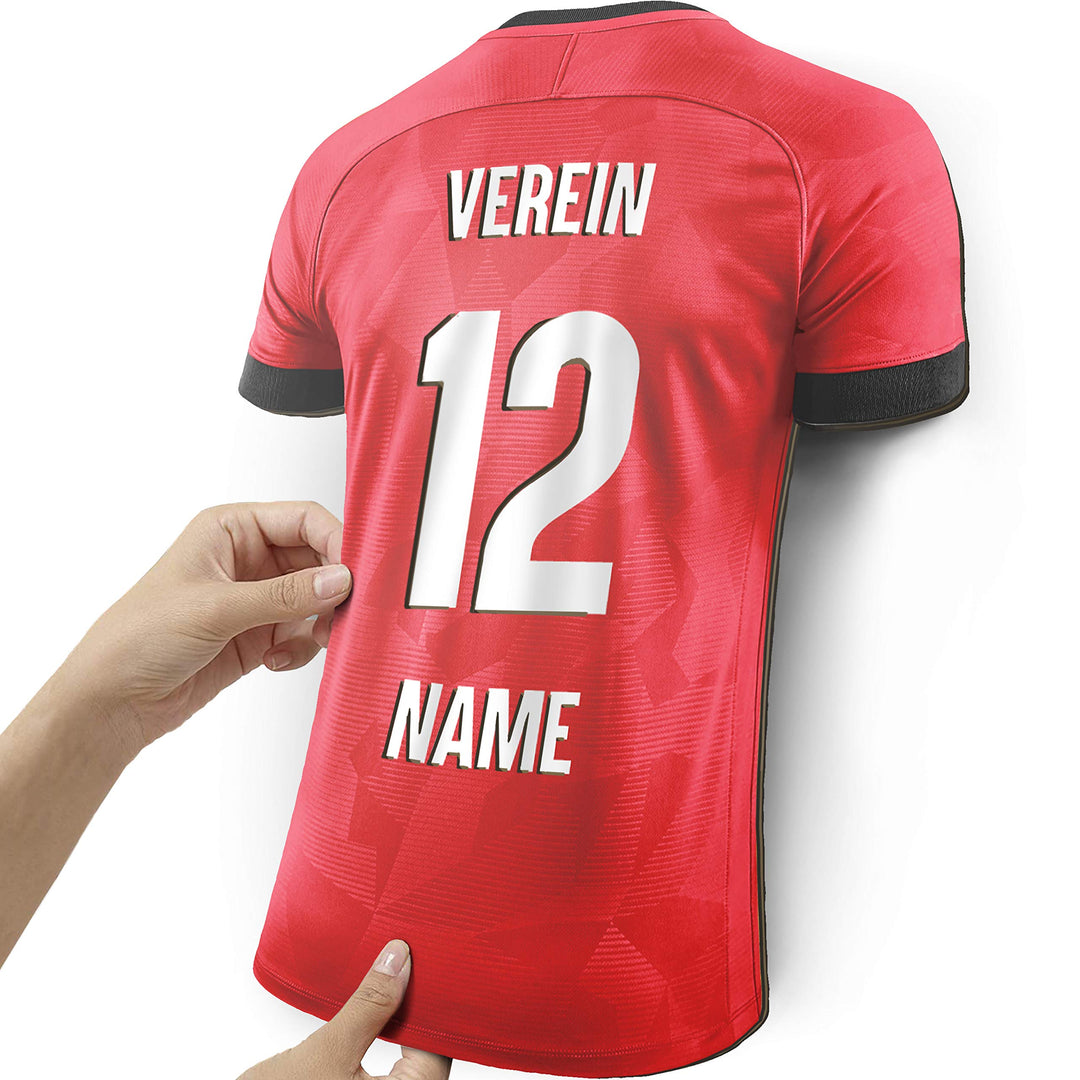 Elbeffekt Trikotlampe für Albanien Fans aus Holz - personalisierbares Geschenk - schenke Dein indivi