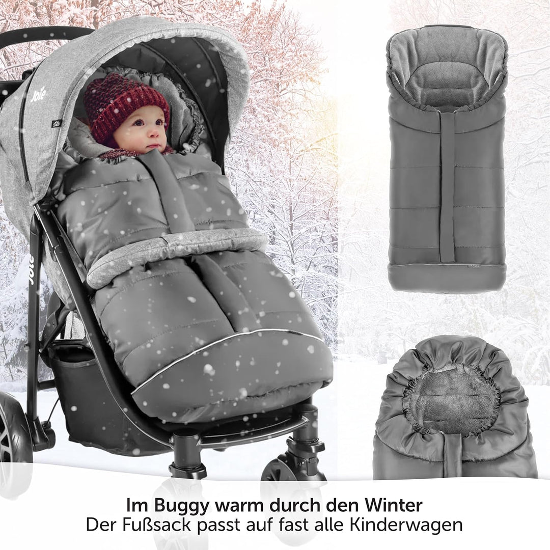 Zamboo Fusssack für Joie Buggy Sportwagen (passend für Litetrax, Mytrax, Chrome) - Winterfusssack fü