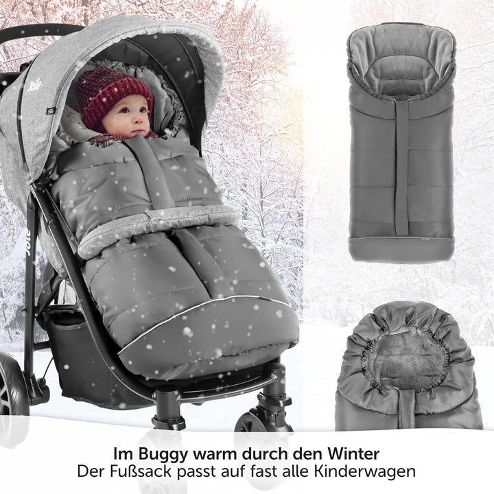 Zamboo Fusssack für Joie Buggy Sportwagen (passend für Litetrax, Mytrax, Chrome) - Winterfusssack fü
