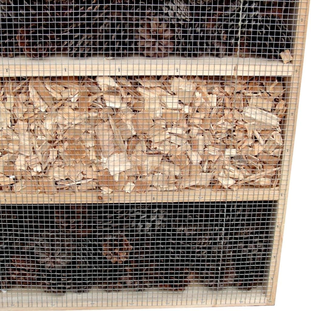 vidaXL XXL Insektenhotel Holz Bienen Insektenhaus Nistkasten Brutkasten 99 cm