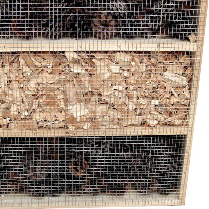 vidaXL XXL Insektenhotel Holz Bienen Insektenhaus Nistkasten Brutkasten 99 cm