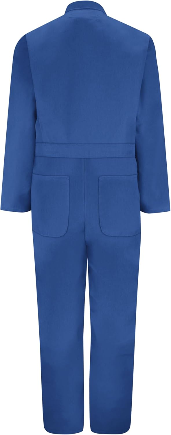 Red Kap Herren Twill Action Back Brusttaschen Arbeits-Overalls, 36 Electric Blue