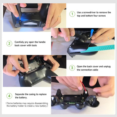 PS4 Akku 2000mAh Ersatz für Sony PS4/PS4 Pro/PS4 Slim PS4 Dualshock 4 Controller CUH-ZCT1E CUH-ZCT1H
