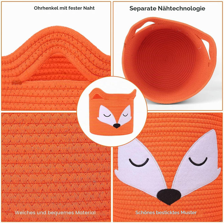 ACOHSY Aufbewahrungskorb Aufbewahrungsbox,30×30×30 spielzeug aufbewahrung,Kann für wäschekorb,kallax