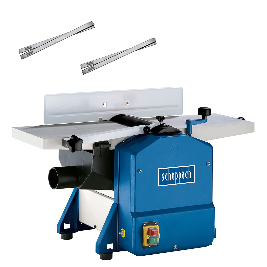 Scheppach Abricht & Dickenhobel HMS850 Hobelmaschine | Inkl. 1 Paar Ersatzmesser | 1250W Leistung -