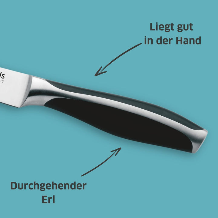 Kuppels CHEF Kochmesser | exzellente Schärfe & Schnitthaltigkeit | hochwertiger Klingenstahl | schar