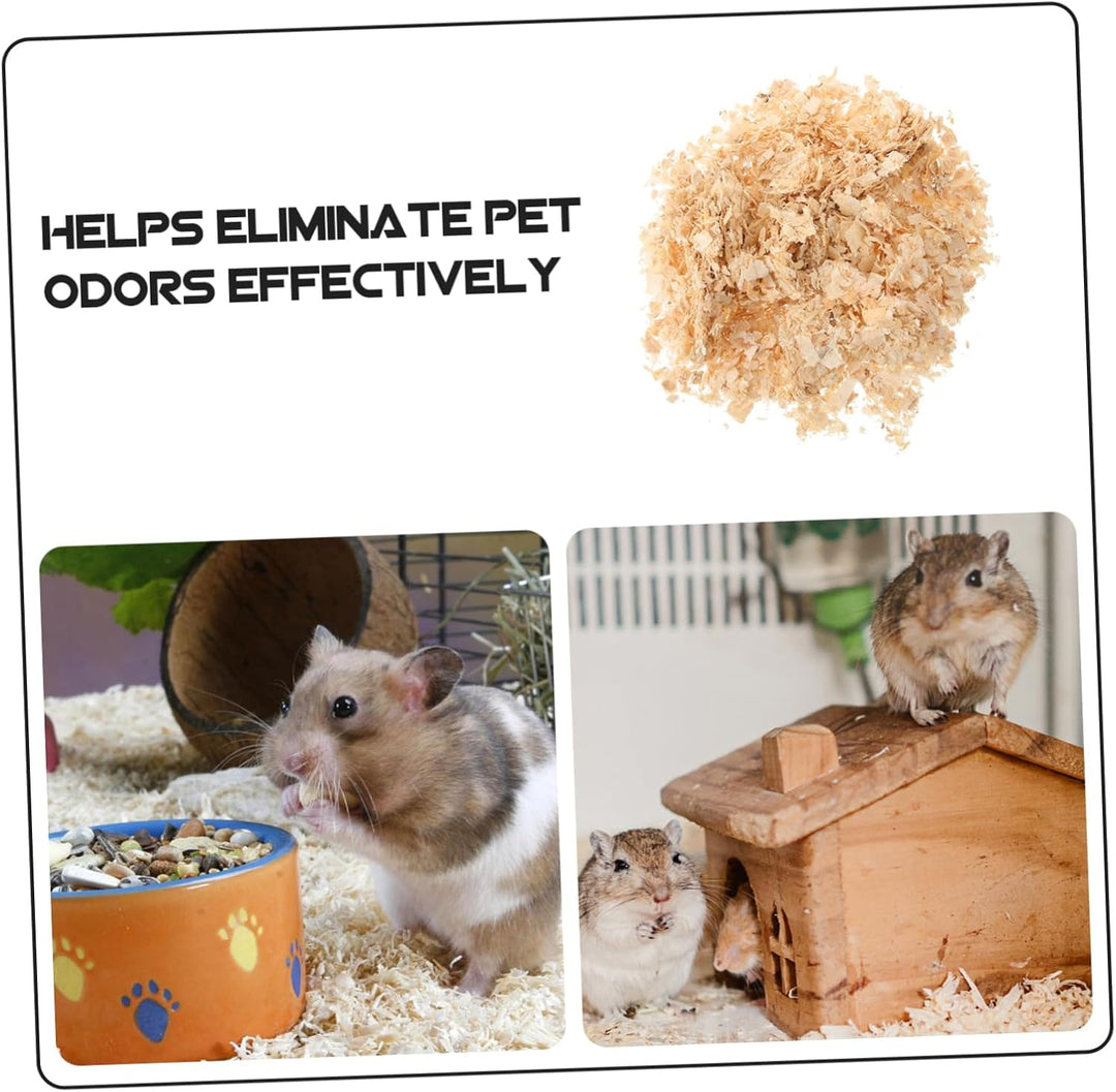 BESPORTBLE Staubfreie Hamster-holzspäne Einstreu Mit Geruchsbindender Wirkung Langlebige Kleintier-e