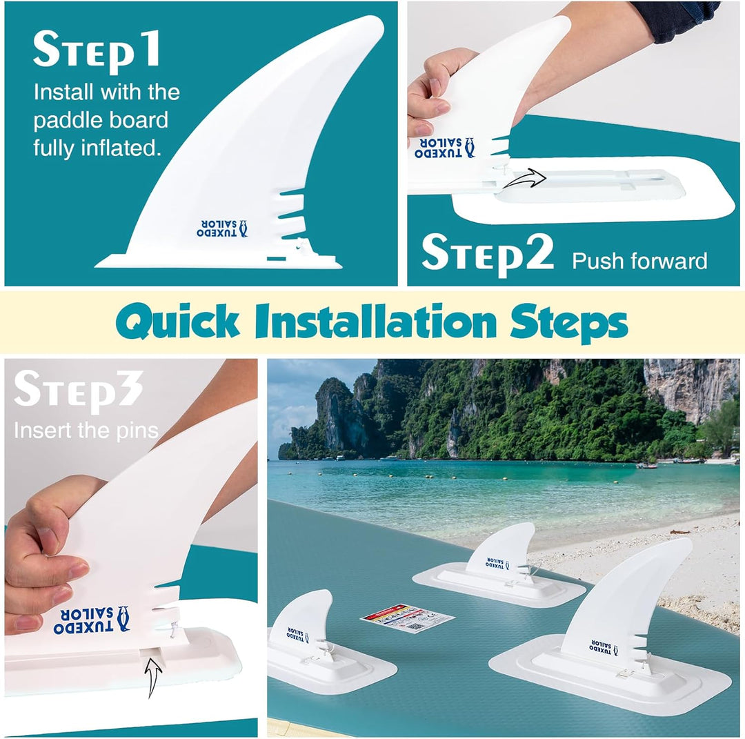 Tuxedo Sailor Stand Up Paddle Board 240/320/365cm Inflatable Paddle Boards for Adults and Kinder Sta