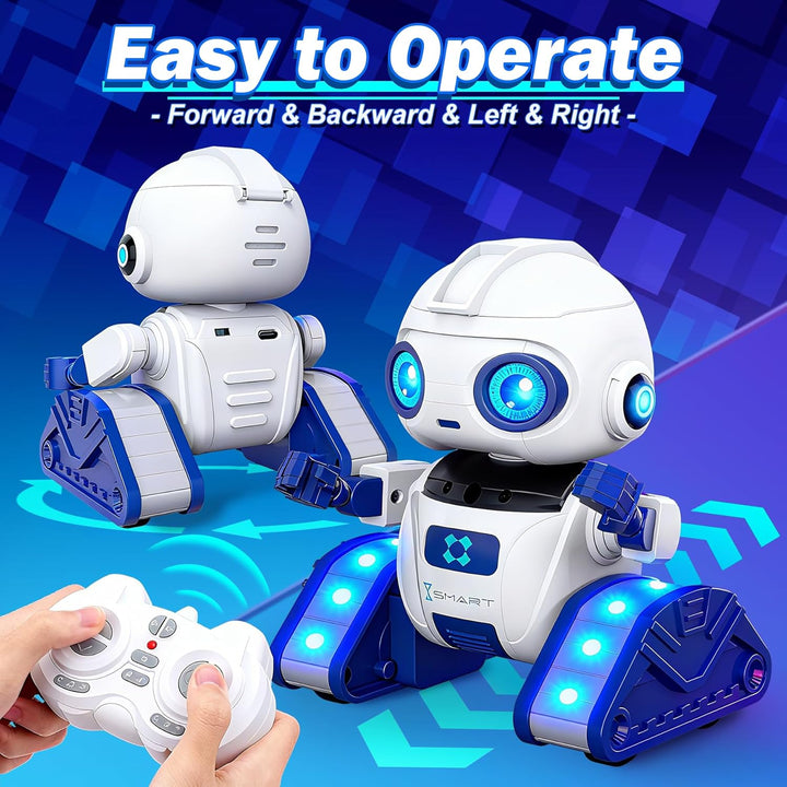 Ophy Roboter Spielzeug für Kinder, Innovative Projektionstechnologie, RC Roboter mit LED-Augen und M