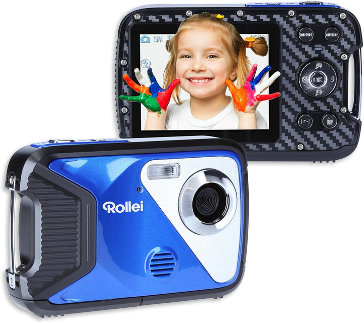Rollei Sportsline 60 Plus - wasserdichte Digitalkamera mit 21 MP & Full HD Camcorder - Sports-Cam mi