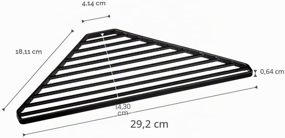 Yamazaki Tower 2505 Eck-Abtropffläche, Schwarz One Size Schwarz, One Size Schwarz