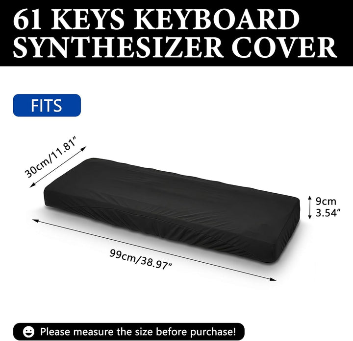 Musiin Staubschutz für Klaviertastatur mit 61 Tasten, kompatibel mit Roland V-COMBO VR-09-B, FA-06,
