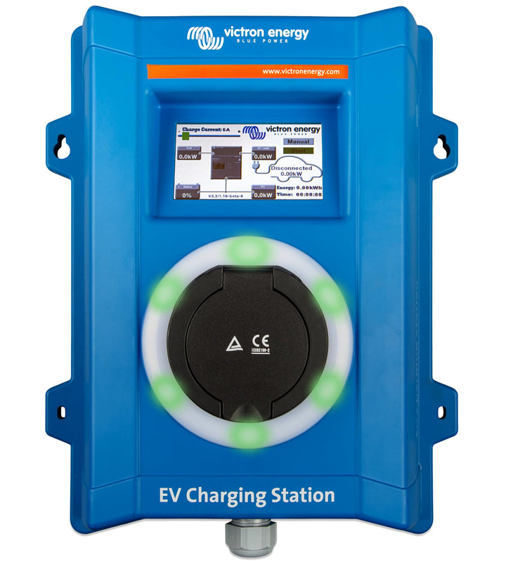 Victron Energy EV-Ladestation, 170-265 VAC 22 kW, Ladegerät für Elektrofahrzeuge, Wi-Fi- und Bluetoo