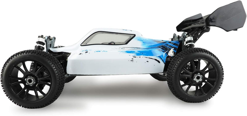 Amewi 22299, weiss-blau Planet Pro 4WD Buggy RTR, 1:8, 2,4GHZ Weiss/Blau, Weiss/Blau