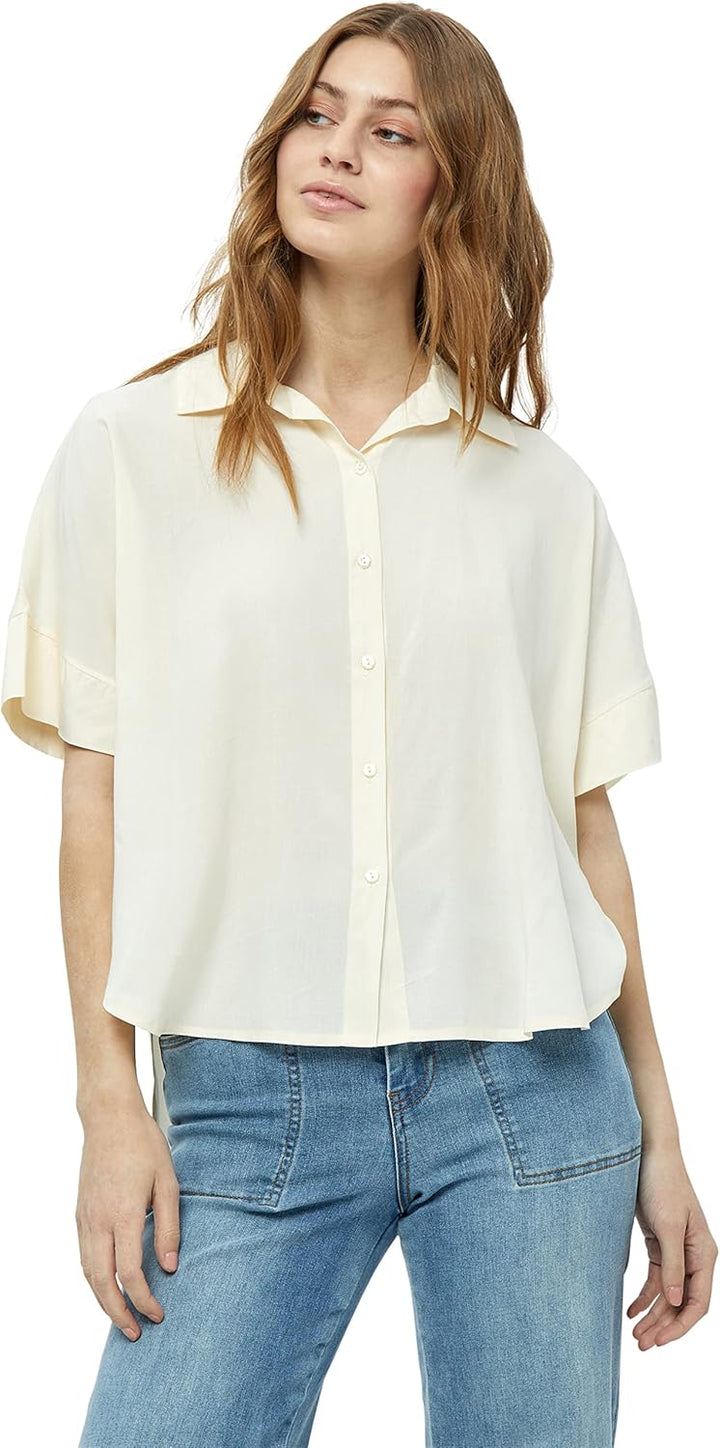 DESIRES Damen2/4 Shirt, Weisse Pfingstrose, S